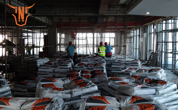 豪利777高强无收缩灌浆料施工起粉是什么原因
